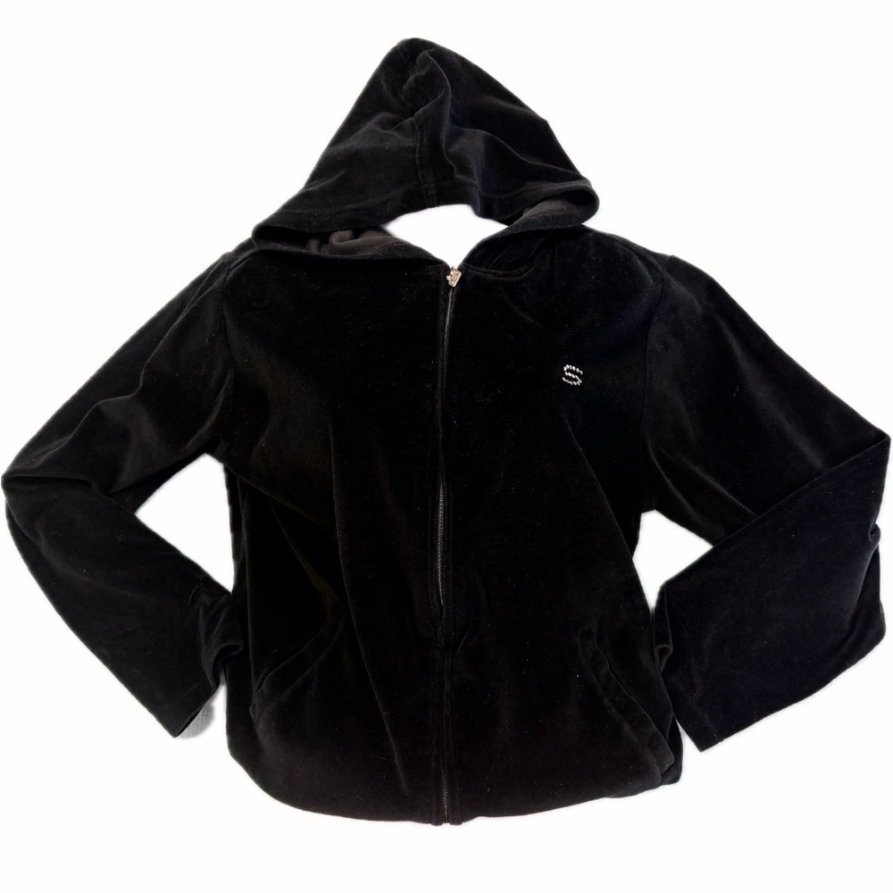 Skechers Black Hooded Zip-Up Sweater 🔥